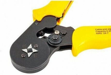 Self-adjusting Crimping Pliers for Cross-Section Range 0.25 - 10mm²