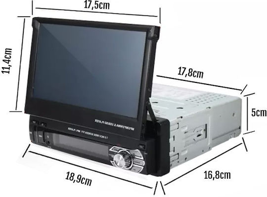 9601 Autoradio Auto-Audiosysteme 1 DIN (Bluetooth/USB)