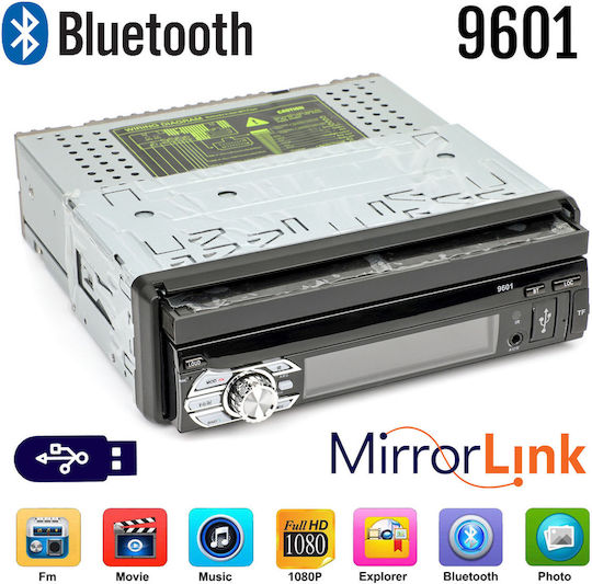 9601 Autoradio Auto-Audiosysteme 1 DIN (Bluetooth/USB)