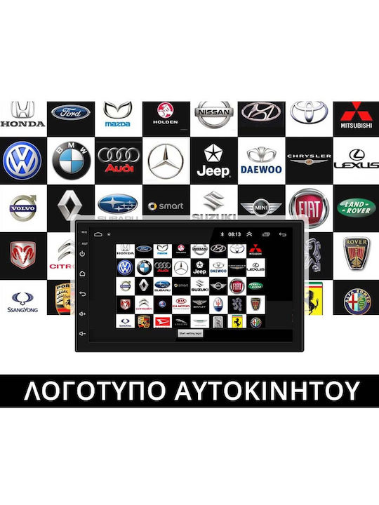 Car Audio System for Smart ForTwo 2007-2010 (Bluetooth/USB/AUX/WiFi/GPS/Apple-Carplay/Android-Auto/CD) with Touch Screen 9"