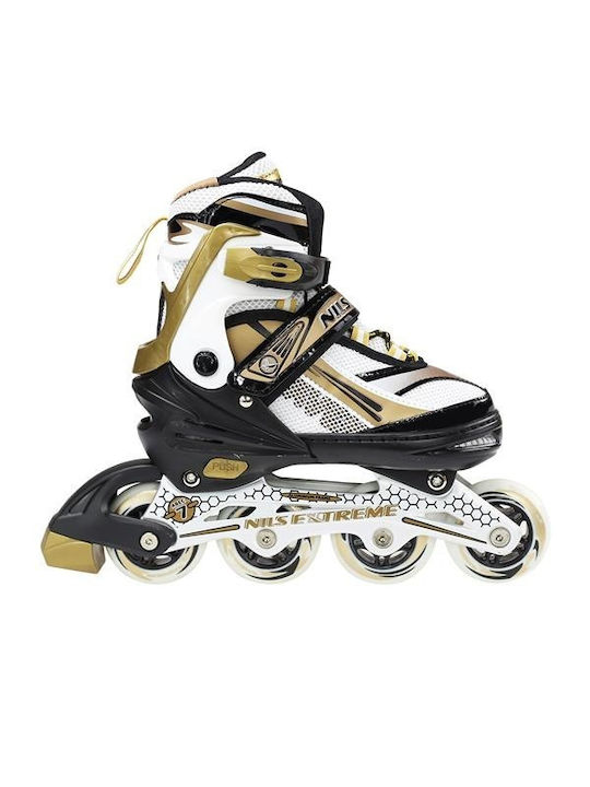 Nils NA1123 Inline Αυξομειούμενα Rollers Μαύρα Ενηλίκων