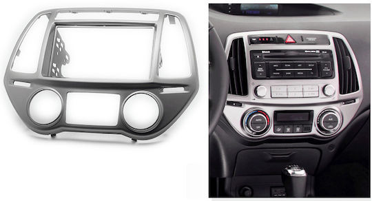 DIN Fascia Panels 2 Din for Hyundai i20 2012 - 2014 for Hyundai i20 2012 2014