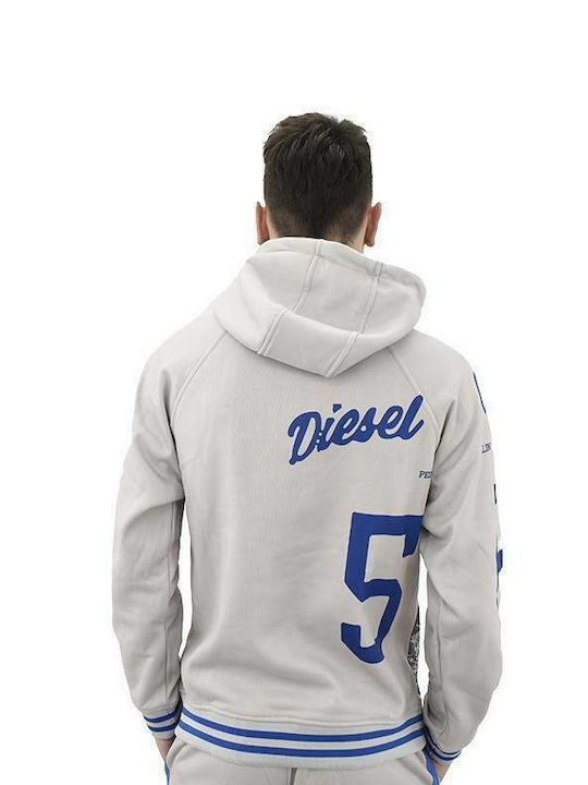 CAT Dunk Men's Sweatshirt with Hood White