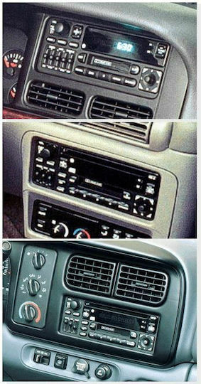 DIN Fascia Panels 2 Din for Jeep Cherokee / Wrangler / Chrysler Grand Voyager / Neon for Jeep Cherokee 1997 2001