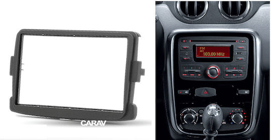 DIN Fascia Panels 2 Din for Renault Captur 2013 - 2019 / Dacia Dokker 2012+ for Renault Captur 2013 2019