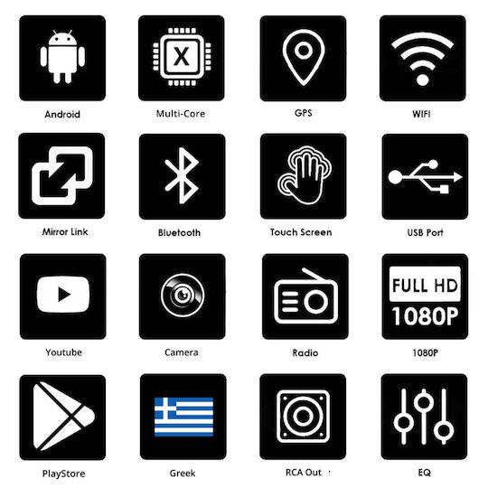 Ηχοσύστημα Αυτοκινήτου για Citroen C4 2004-2010 (Bluetooth/USB/AUX/WiFi/GPS/Apple-Carplay/Android-Auto) με Οθόνη Αφής 9"
