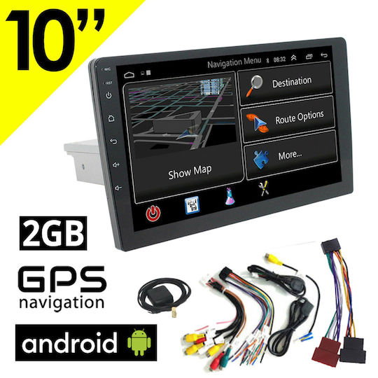 Ηχοσύστημα Αυτοκινήτου 1DIN (Bluetooth/USB) με Οθόνη 10"