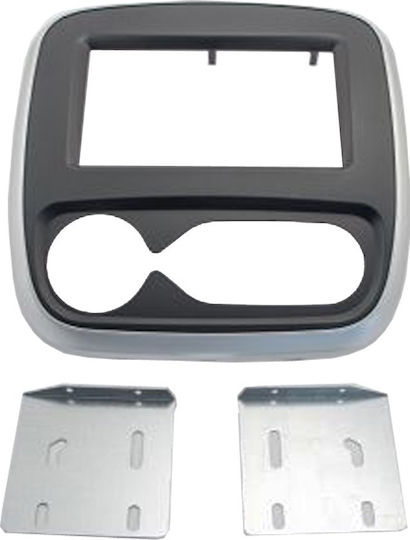 DIN Fascia Panels 2 Din for Opel Vivaro / Renault Traffic / Nissan NV300 / Fiat Talento for Nissan NV300 2014 2022