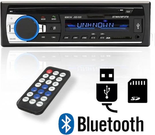 JSD - 530 Radio Auto 1 DIN (Bluetooth/USB)