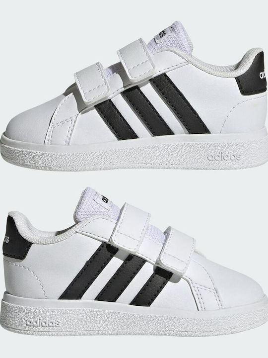 Grand Court GRAND COURT 2.0 Kids Sneakers with Scratch Cloud White / Core Black