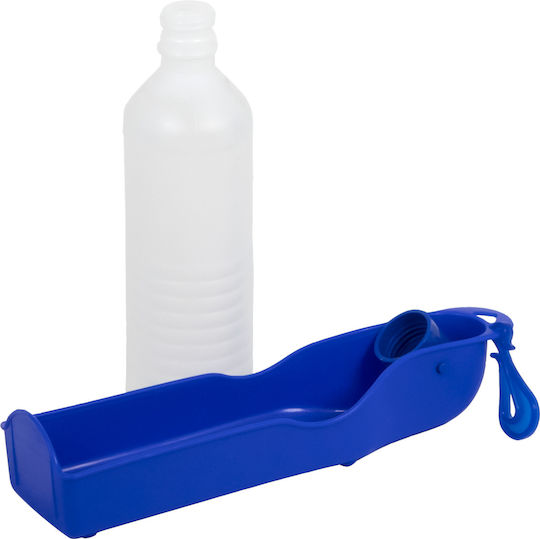 Comfy Flasche aus Propylen Wasser für Hund 500ml in Blau Farbe