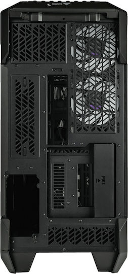 CoolerMaster HAF700 EVO Gaming Full Tower Κουτί Υπολογιστή με Πλαϊνό Παράθυρο και RGB Φωτισμό Titanium Grey