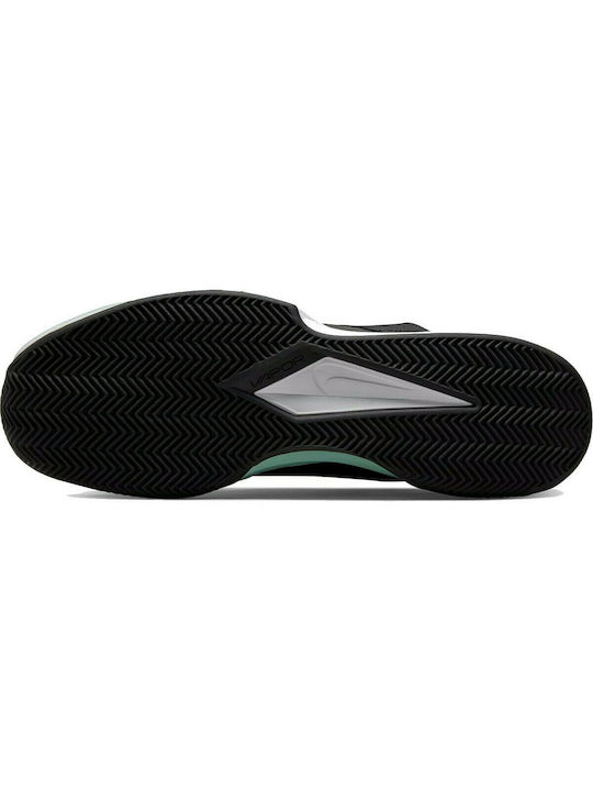 Nike Vapor Lite Men's Tennis Shoes for Clay Courts Black / Mint Foam / Dark Smoke Grey / White