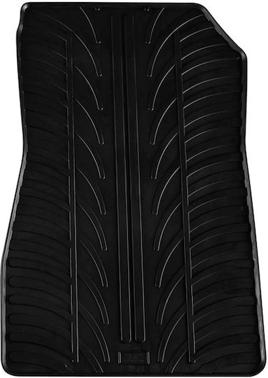 Gledring Set of Front and Rear Mats 4pcs for Nissan Juke 2019 Black