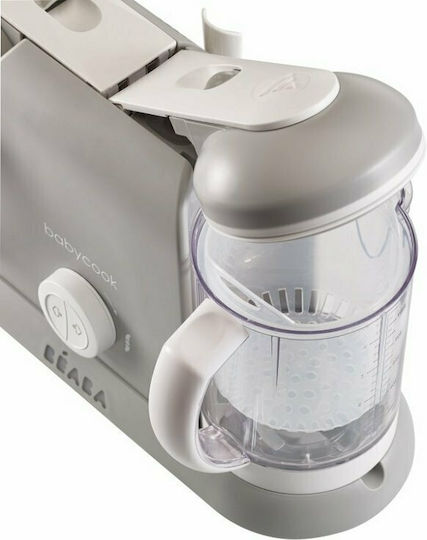 Beaba Babycook Duo Food Steamer with Blender with 2 Steaming Decks 2.2lt Grey