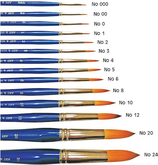 Art & Hobby 2700 Четка за живопис Кръгла No8 1бр 27000008