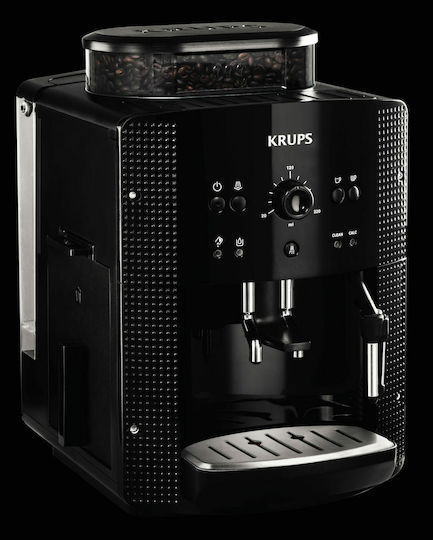 Krups 1450W Налягане 15бар с мелачка Черна EA8108