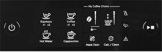 Philips Series 2200 Automatische Espressomaschine 1500W Druck 15bar für Cappuccino mit Mahlwerk Schwarz