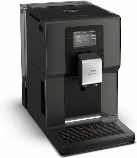Krups Intuition Preference Αυτόματη Μηχανή Espresso 1450W Πίεσης 15bar με Μύλο Άλεσης Μαύρη