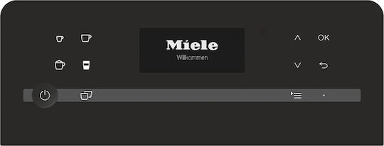 Miele CM 5510 Silence Automatic Espresso Machine 1500W Pressure 15bar with Grinder Copper