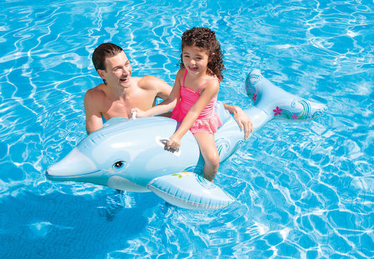 Intex Kids' Inflatable Ride On for Sea with Handles Various Colors 175x66cm
