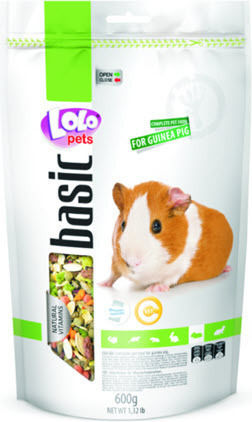 Lolo Pets Hrană pentru Porc indian Basic 500gr 20637