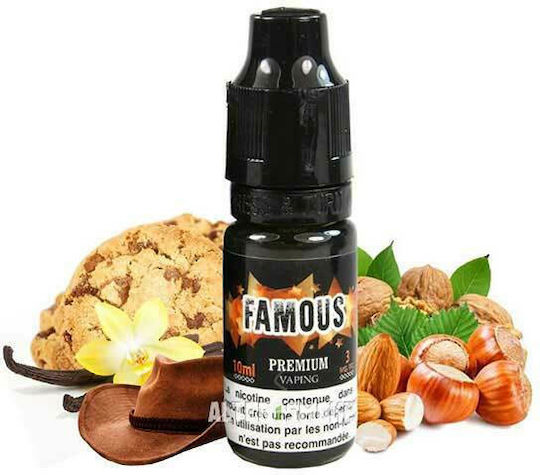 E-Liquid France Fertige Nachfüllflüssigkeit Famous mit Süß Geschmack 18mg 10ml