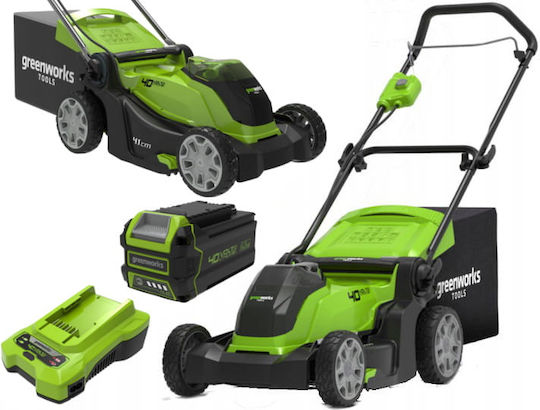 Greenworks G40LM41K4 Μηχανή Γκαζόν Μπαταρίας 40V