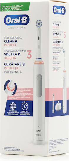 Oral-B Clean & Protect 3 Електрическа Четка за Зъби с Таймер Бял