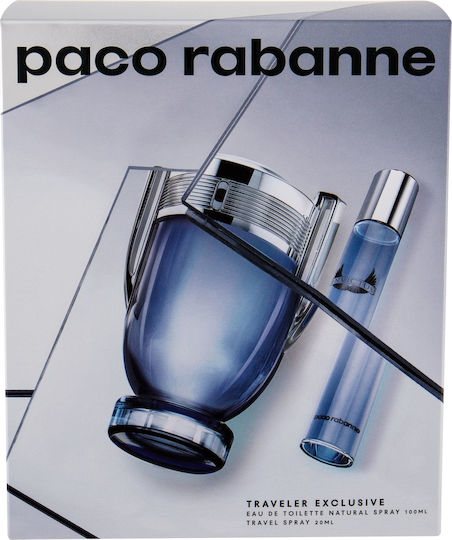 Rabanne Invictus Ανδρικό Σετ με Eau de Toilette