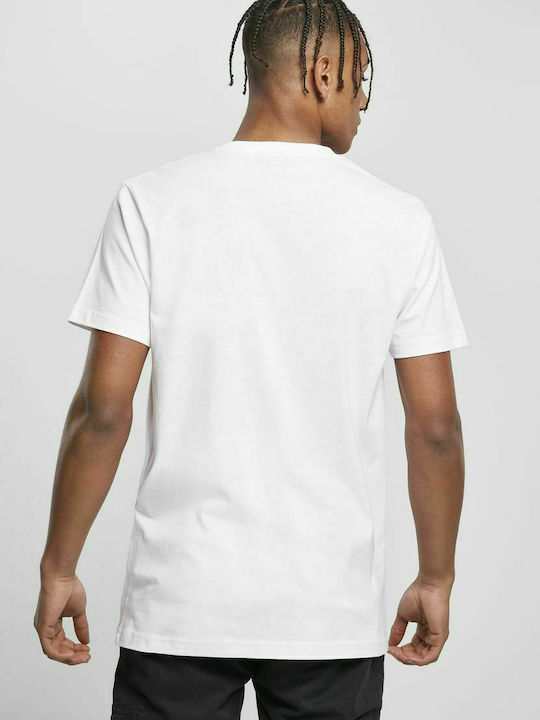 Mister Tee Cracked Background MT1686 T-shirt White Cotton MT1686-00220