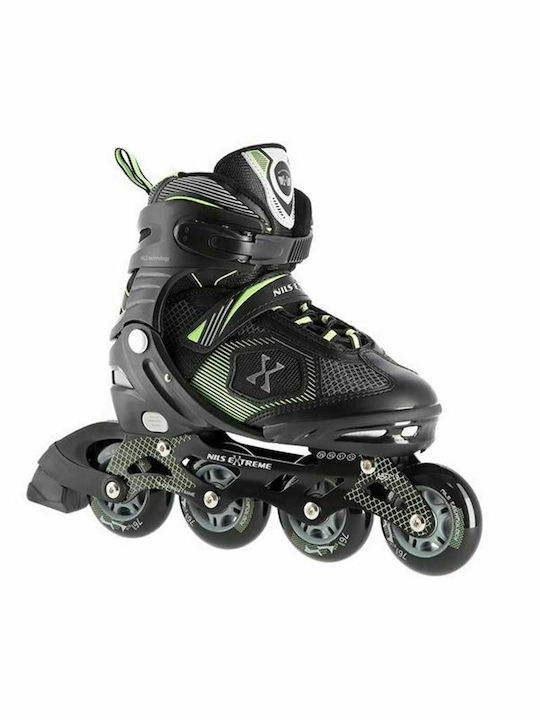 Nils NA9080 Kids Adjustable Inline Rollers Black