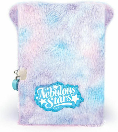 Nebulous Stars Notizbuch mit leeren Seiten und Schloss Rosa