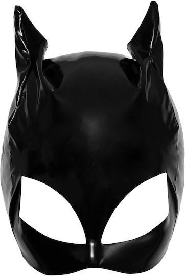 Black Level BDSM Μάσκα Head Vinyl Cat Mask σε Μαύρο Χρώμα