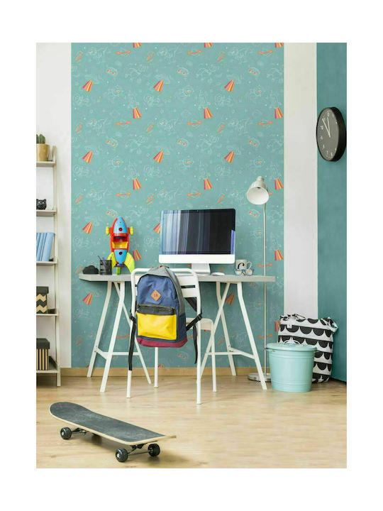 Ugepa Kids Wallpaper Space Animals L53xH1000cm