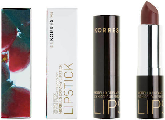 Korres Morello Creamy Lipstick Long Lasting Sheer 23 Natural Purple 3.5gr