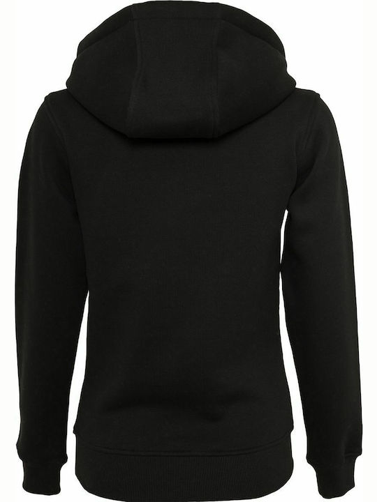 Ladies Moth Women's Sweatshirt Hooded Black
