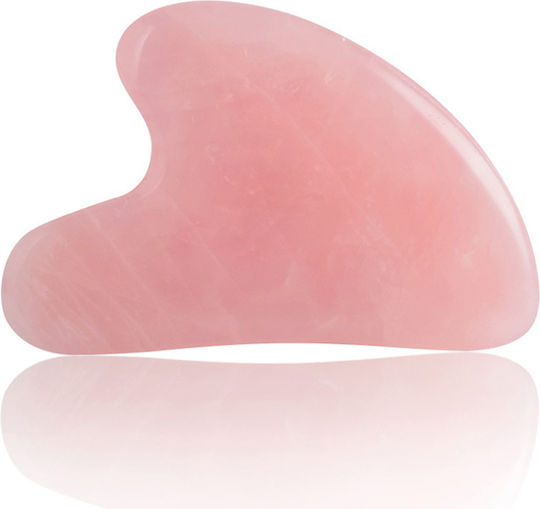 Rolă Facială Din Jad Și Instrument Gua Sha Din Cuarț Roz Set 2 Bucăți