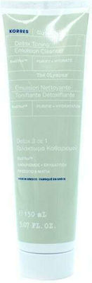 Korres Γαλάκτωμα Καθαρισμού Olympus Tea Detox Toning 150ml