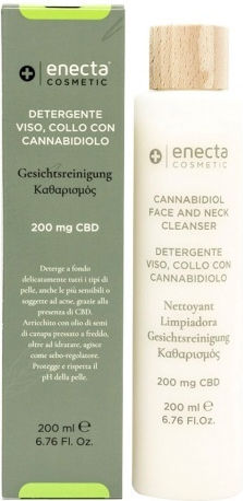 Enecta Cannabidiol Facial Cleansers Lotion with Moisturizing and Oil Control Action 200ml