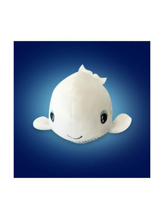 Pabobo Φωτάκι Νυκτός Shakies Whale Μπαταρίας Λευκό