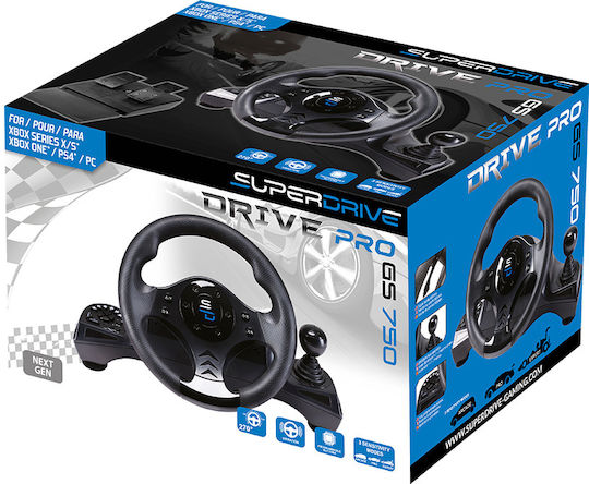 Subsonic SV750 Τιμονιέρα με Μοχλό Ταχυτήτων και Πετάλια για PC / PS4 / XBOX One / Xbox Series X/S με 270° Περιστροφής