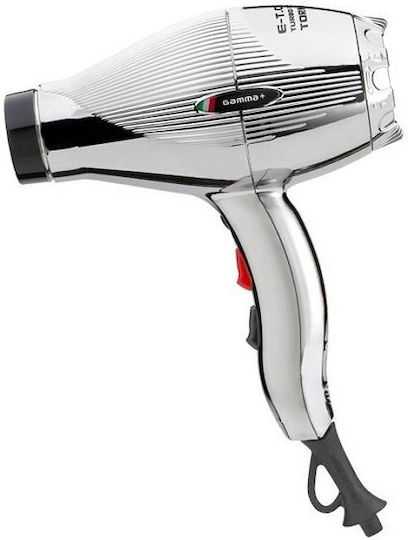 GammaPiu E-TC Ionic Professional Hair Dryer 2100W Silver