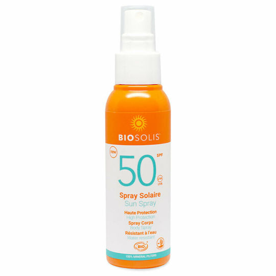 Biosolis Sun Loțiune Antisolară pentru Corp SPF50 Spray 100ml
