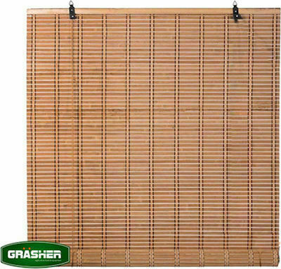 Grasher Beschattungsrollo Bamboo in Braun Farbe L120xH180cm Grasher Beschattungsrollo Bamboo in Braun Farbe L120xH180cm
