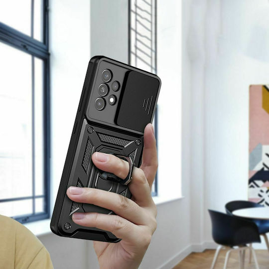 Tech-Protect Camshield Pro Back Cover Πλαστικό Μαύρο (Poco X4 Pro 5G)