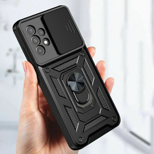Tech-Protect Camshield Pro Back Cover Πλαστικό Μαύρο (Poco X4 Pro 5G)