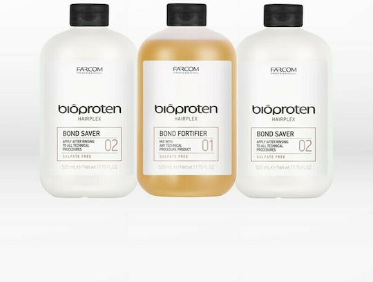 Farcom Seri Bioproten Hairplex Set de tratament pentru păr cu Șampon 3buc