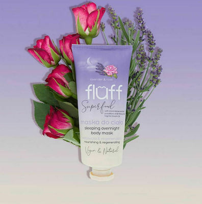 Fluff Lavender & Rose Sleeping Overnight Mască Θρέψης pentru Corp 150ml