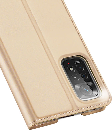 Dux Ducis Skin Pro Holster Buchen Sie Synthetisches Leder Gold (Redmi Note 11 Pro+ 5G)